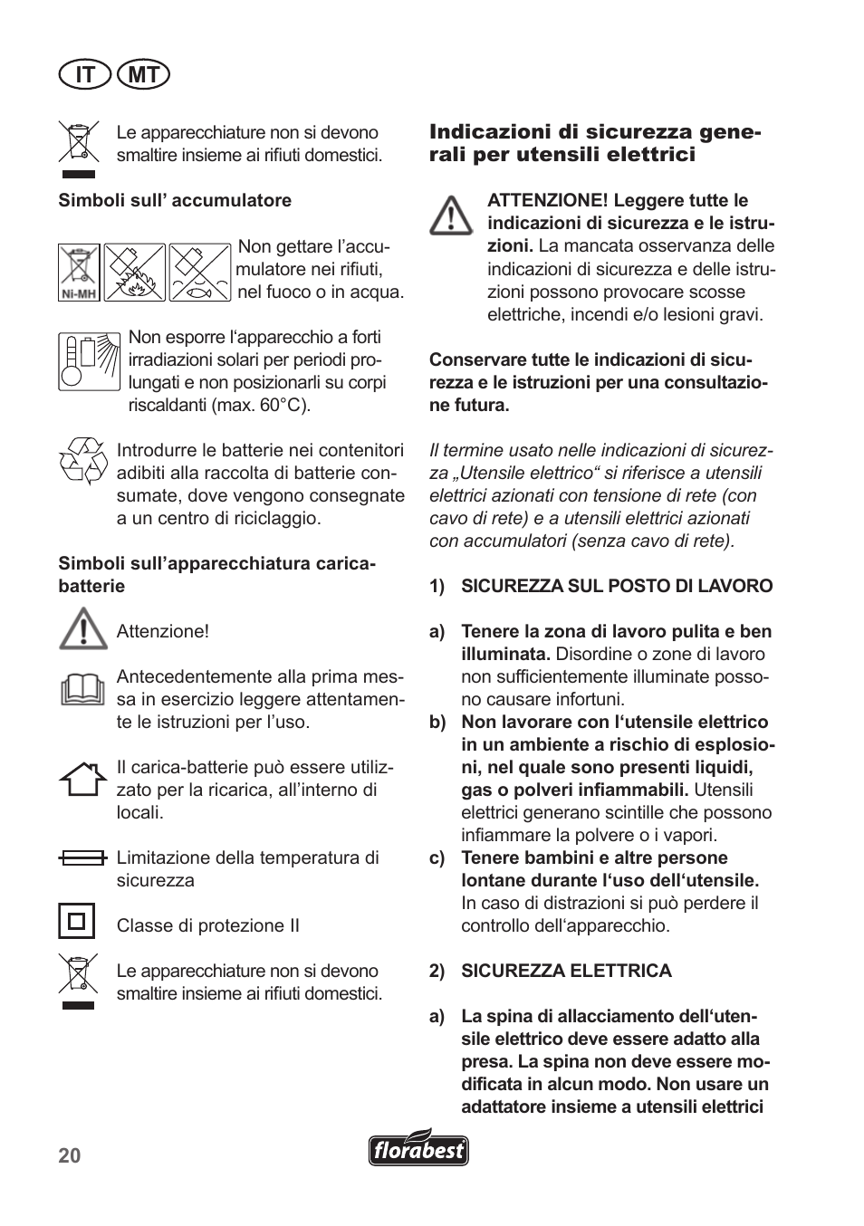 It mt | Florabest FAH 18 A1 User Manual | Page 20 / 82