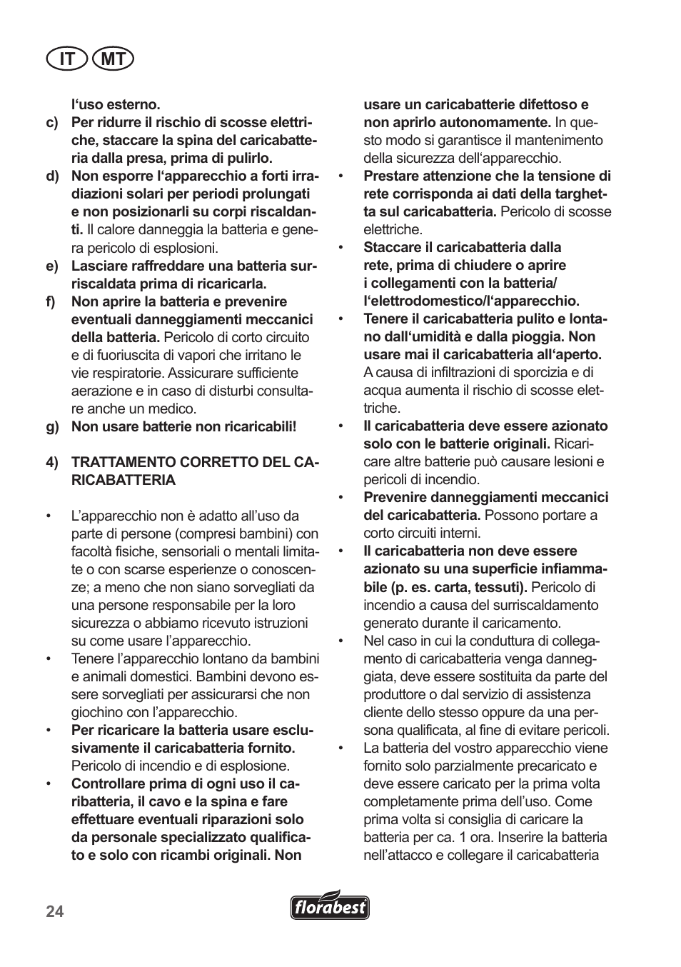 It mt | Florabest FAH 18 A1 User Manual | Page 24 / 82