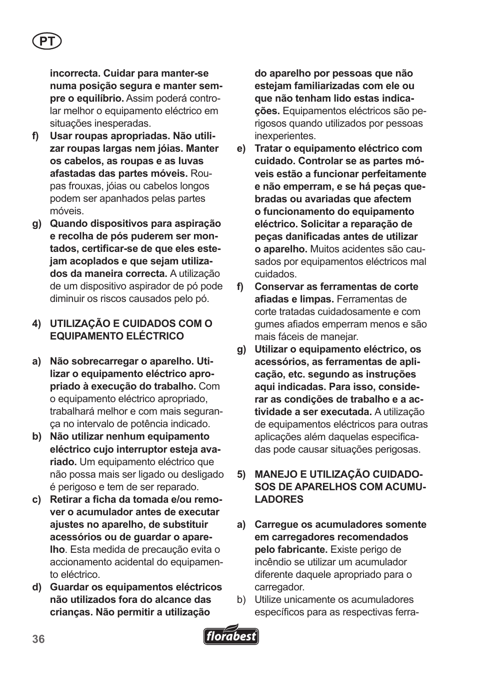 Florabest FAH 18 A1 User Manual | Page 36 / 82