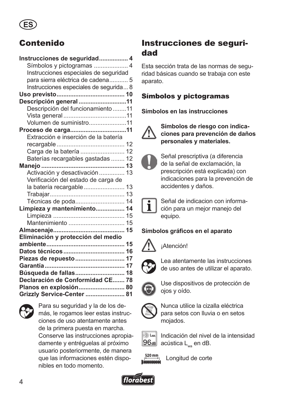 Florabest FAH 18 A1 User Manual | Page 4 / 82