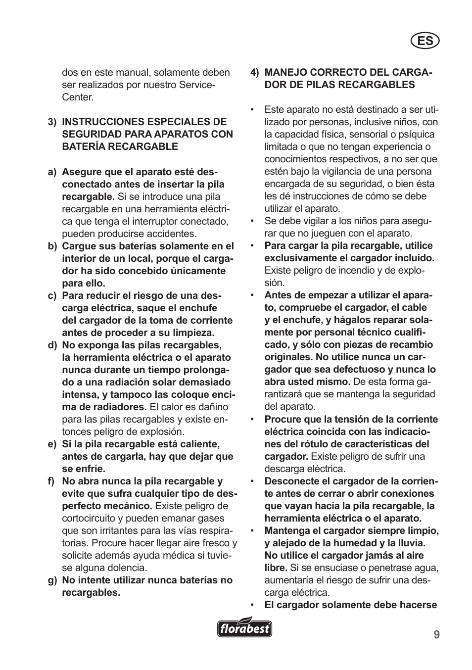 Florabest FAH 18 A1 User Manual | Page 9 / 82