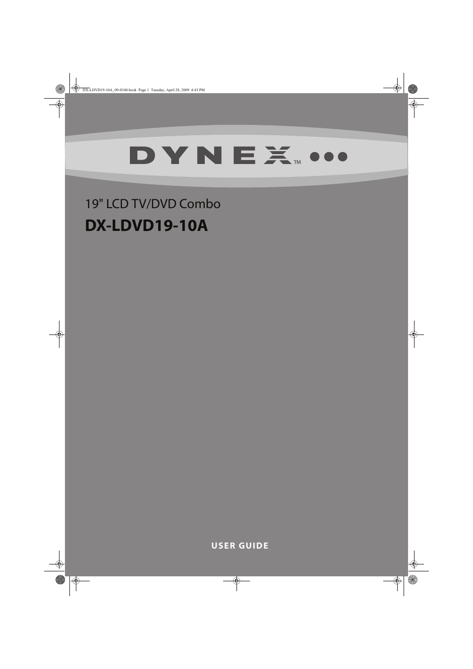 Dynex DX-LDVD19-10A User Manual | 36 pages