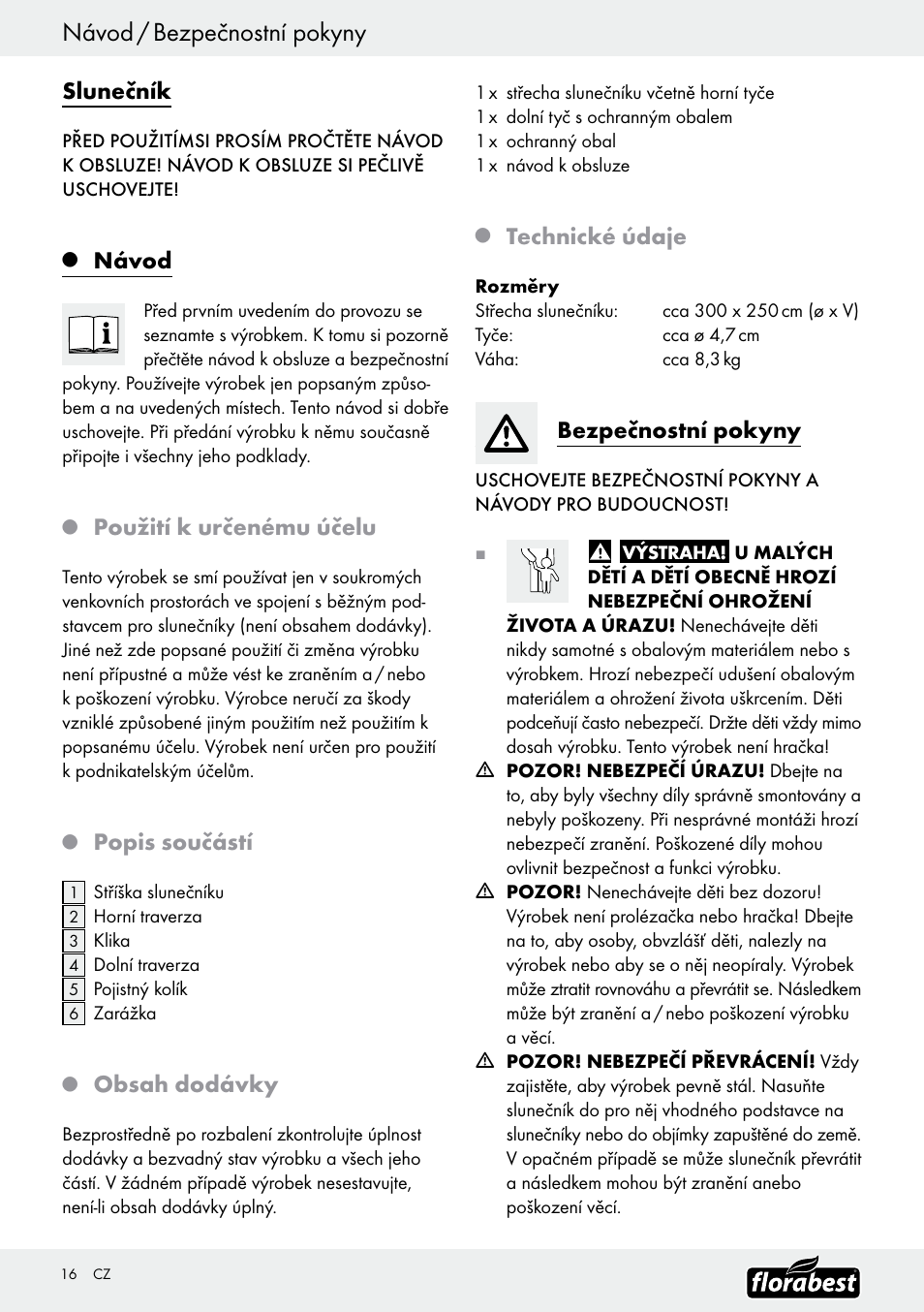 Florabest Z9904 User Manual | Page 16 / 25