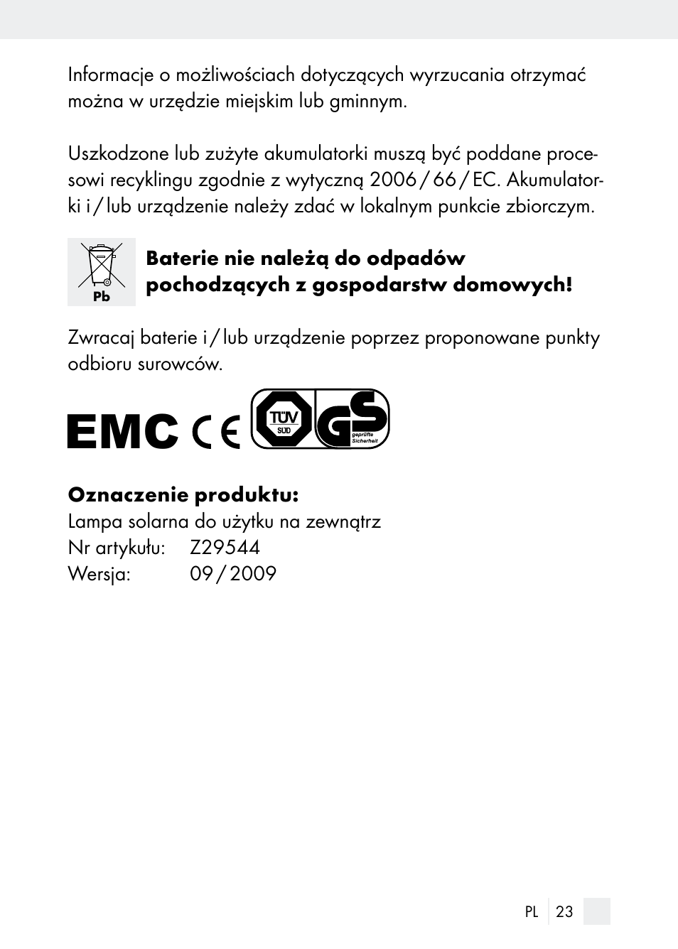 Florabest Z29544 User Manual | Page 23 / 88