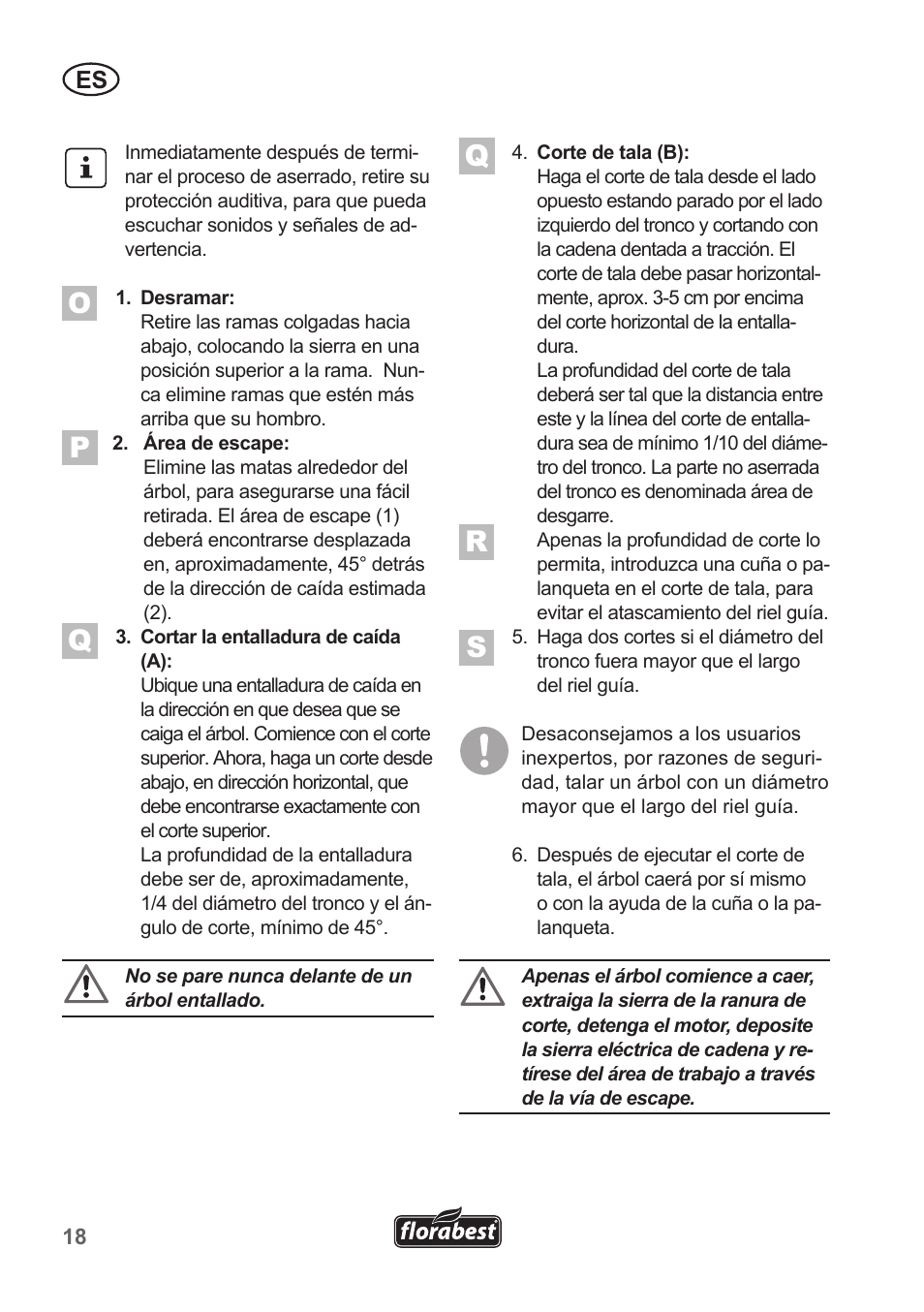 Florabest FKS 2200 B1 User Manual | Page 18 / 118