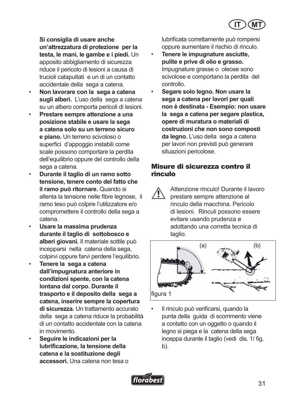 It mt | Florabest FKS 2200 B1 User Manual | Page 31 / 118