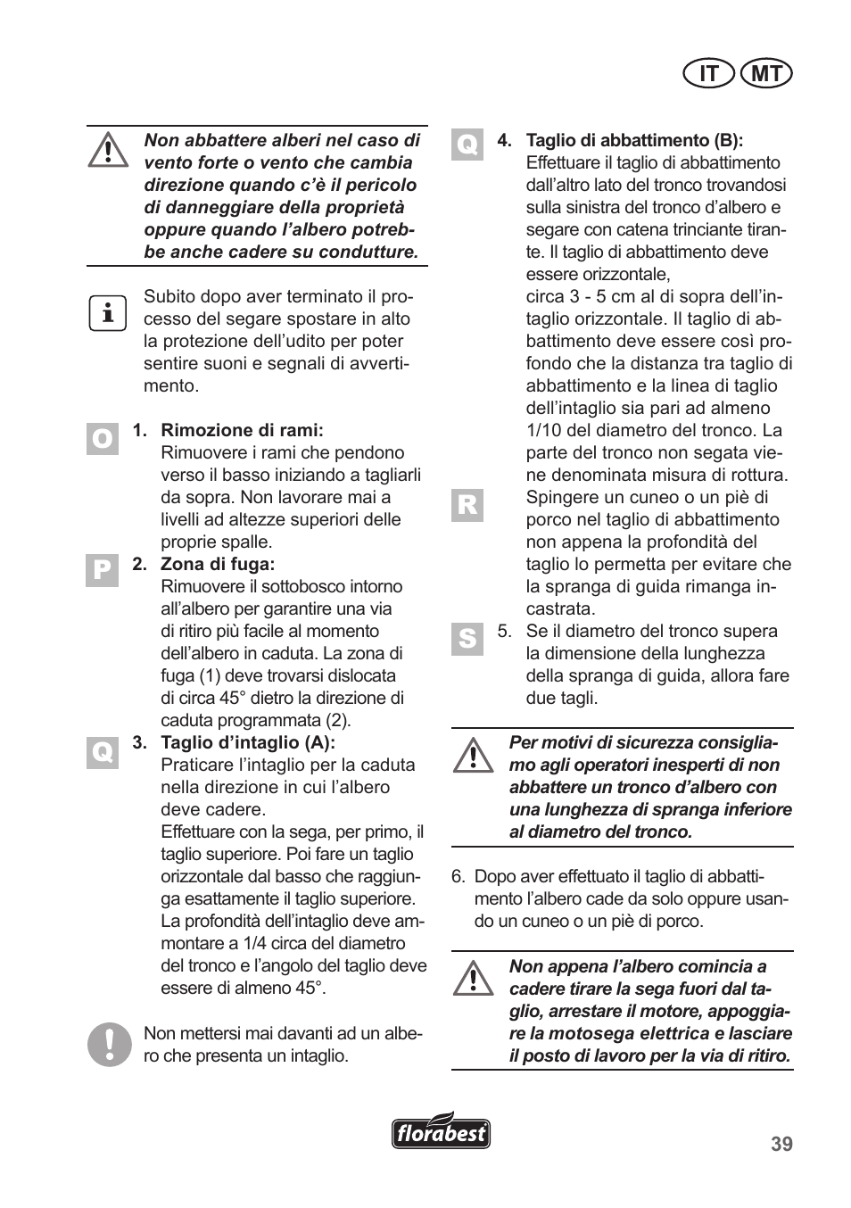 It mt | Florabest FKS 2200 B1 User Manual | Page 39 / 118