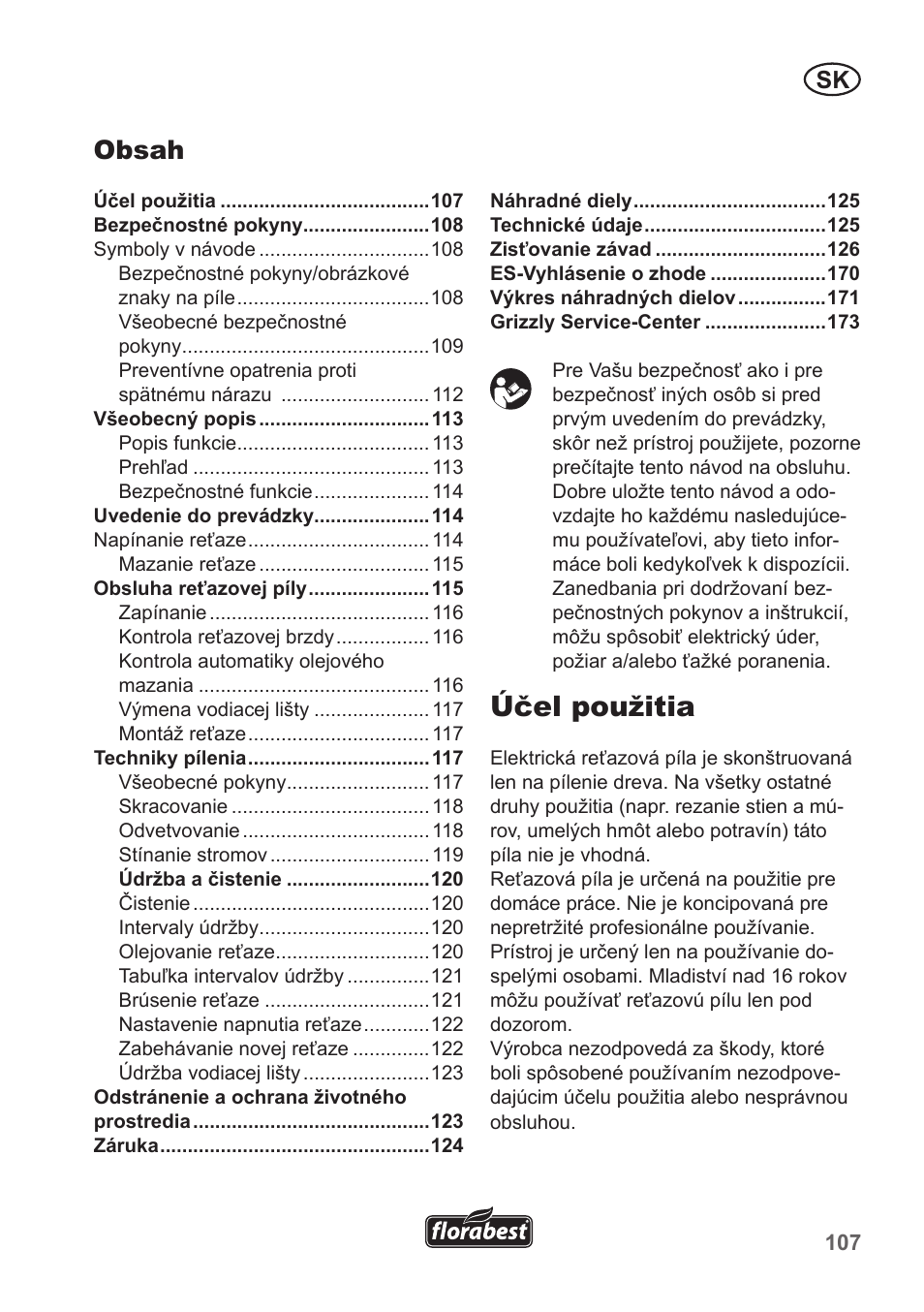 Florabest FKS 2200 B1 User Manual | Page 107 / 174