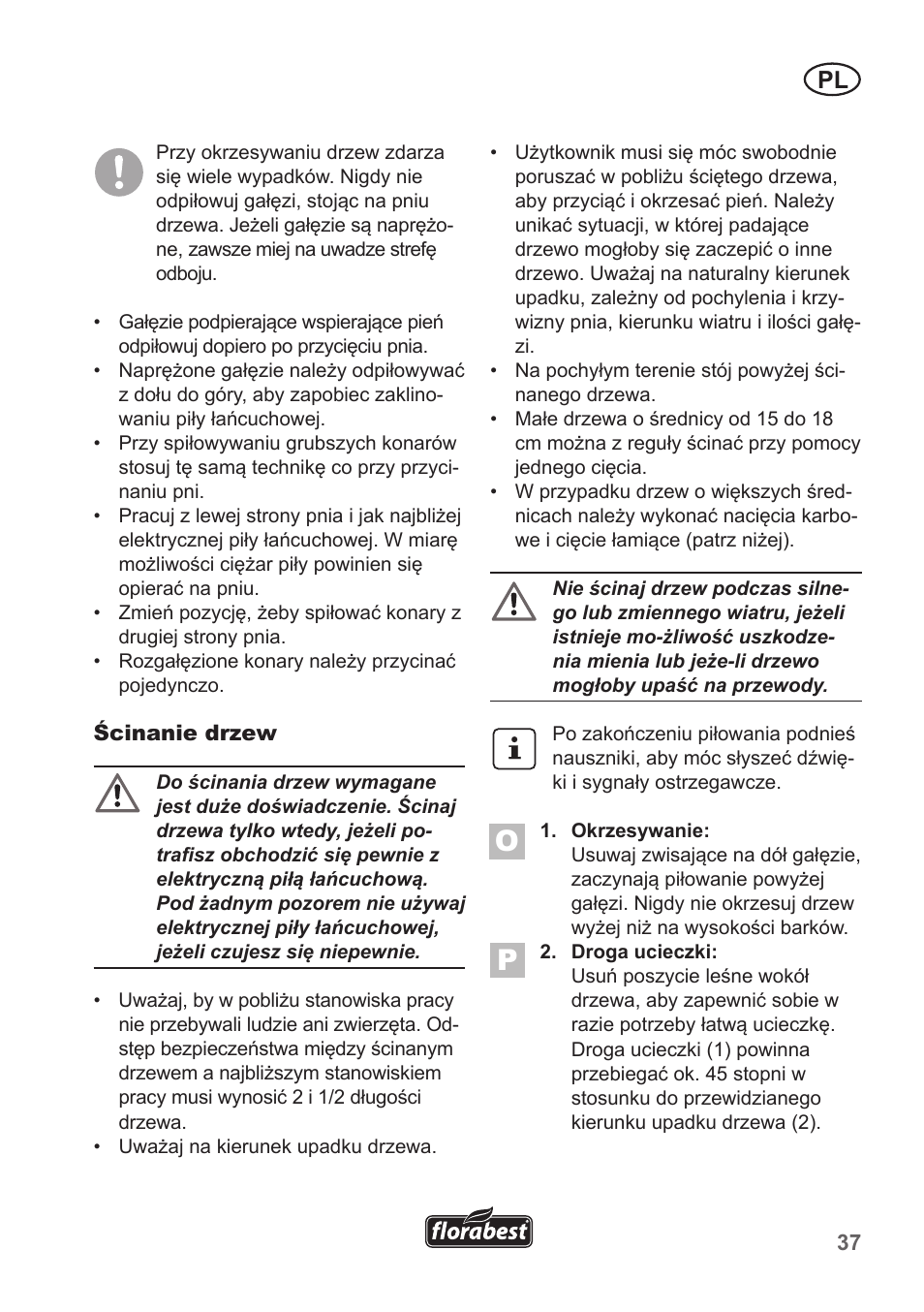 Florabest FKS 2200 B1 User Manual | Page 37 / 174