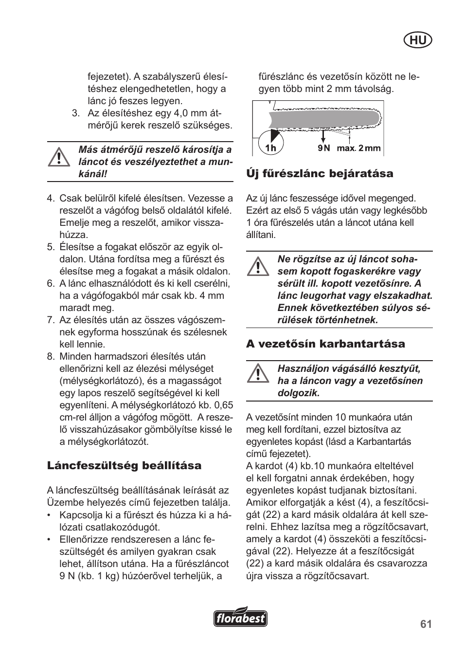Florabest FKS 2200 B1 User Manual | Page 61 / 174