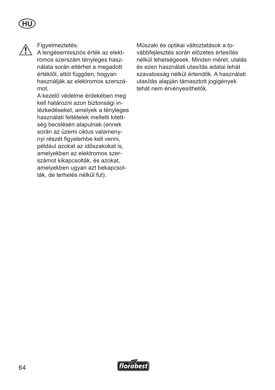 Florabest FKS 2200 B1 User Manual | Page 64 / 174