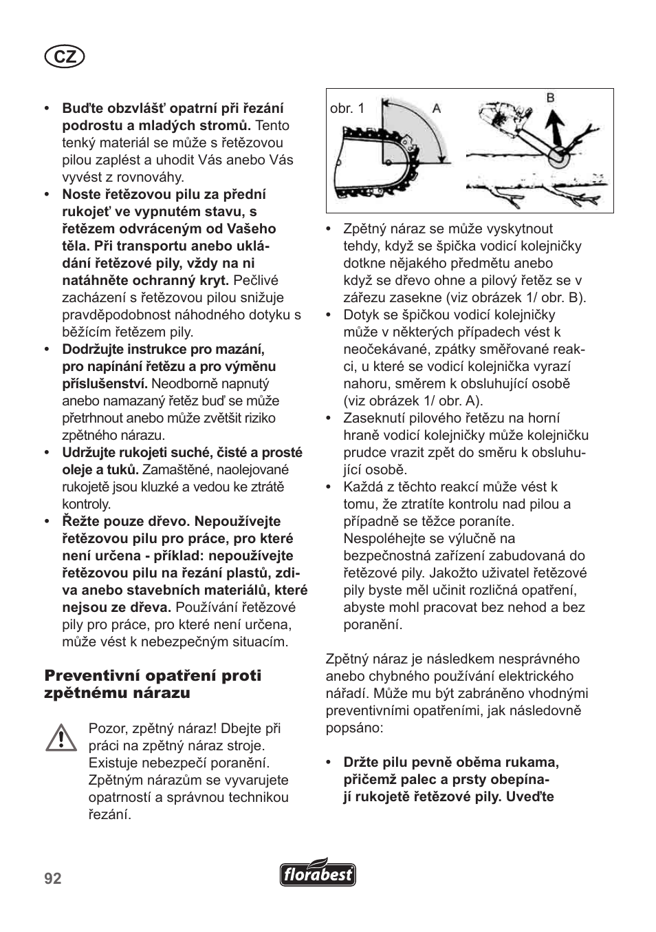 Florabest FKS 2200 B1 User Manual | Page 92 / 174