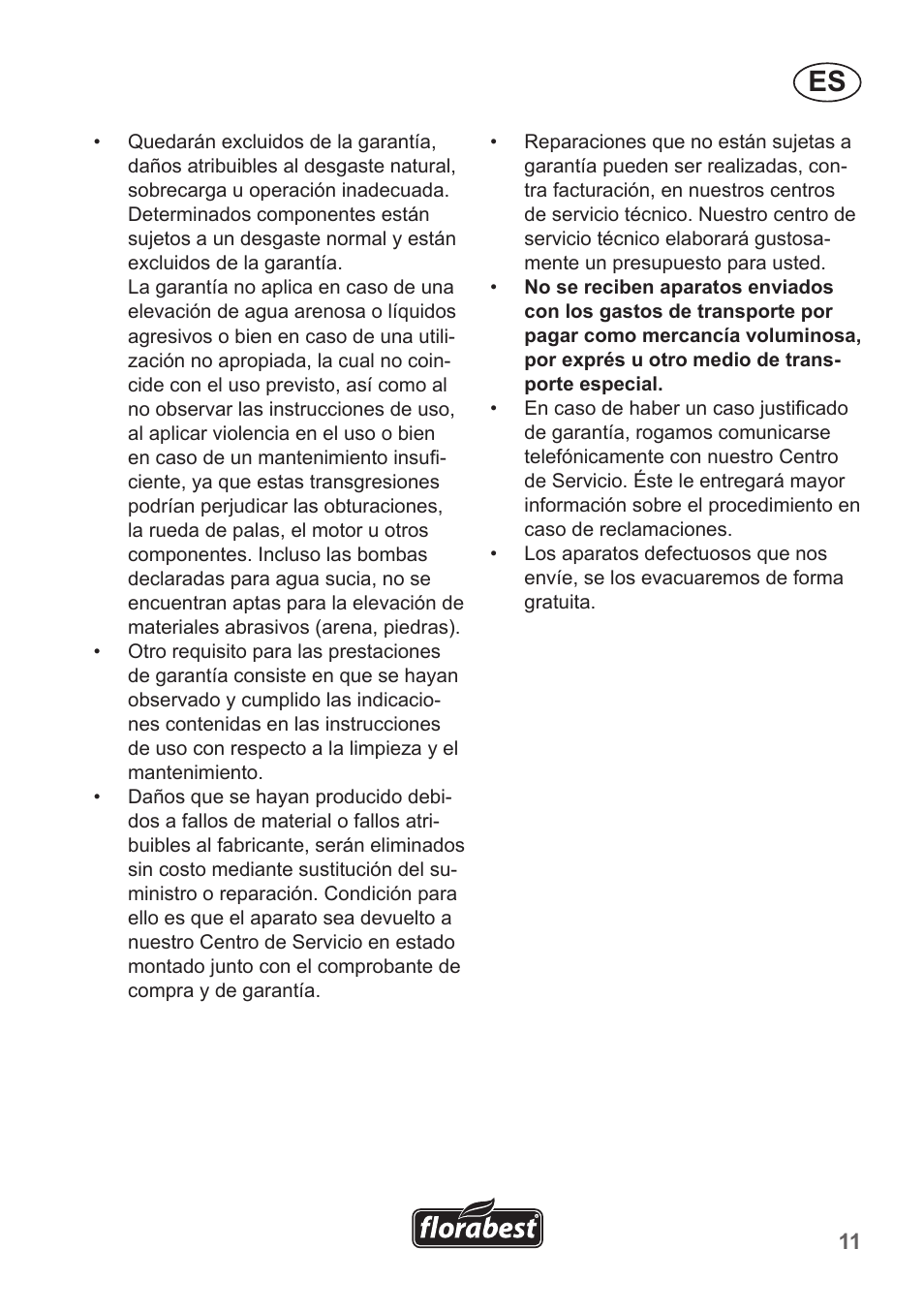Florabest FHA 1100 A1 User Manual | Page 11 / 50