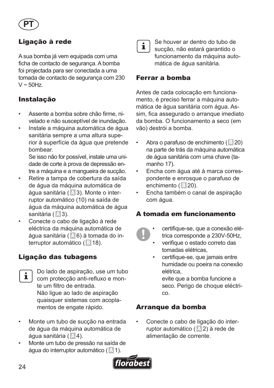 Florabest FHA 1100 A1 User Manual | Page 24 / 50