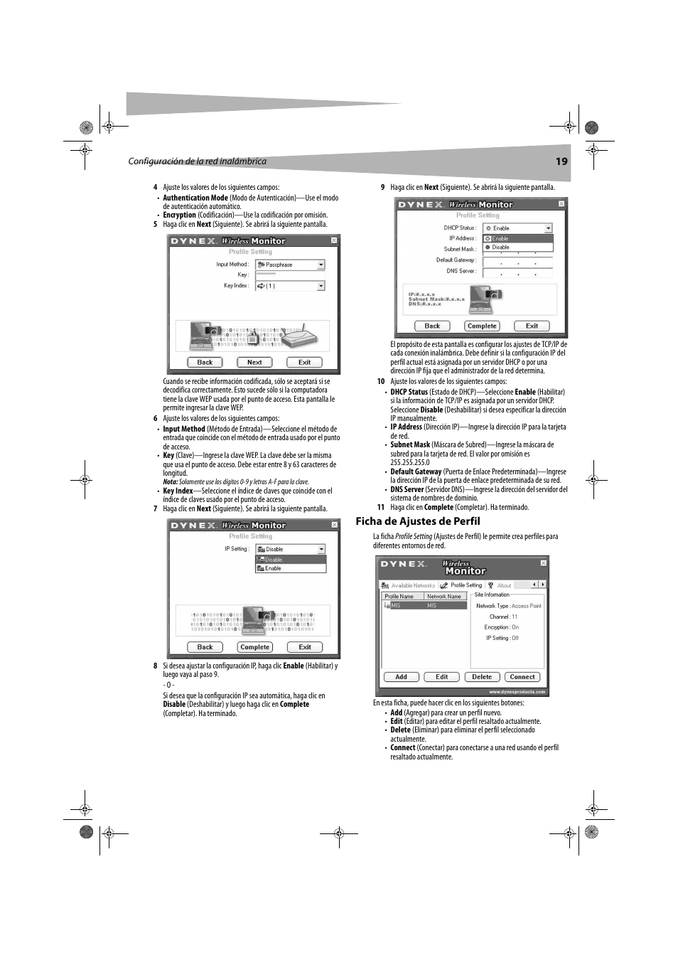 Dynex DX-WGDTC User Manual | Page 19 / 24