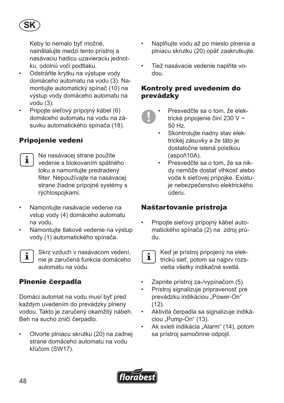 Florabest FHA 1100 A1 User Manual | Page 48 / 66