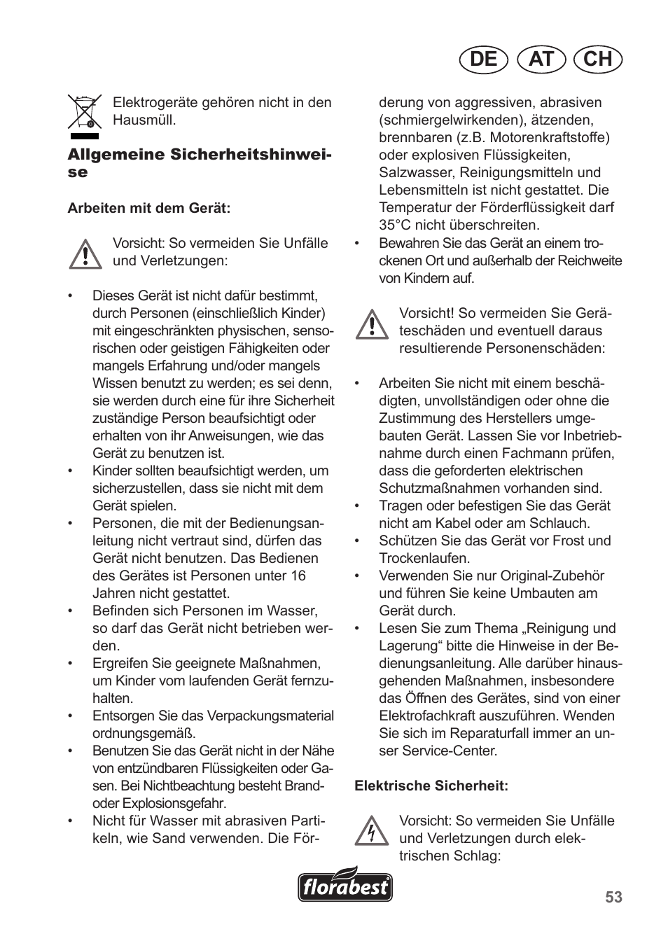 Ch at de | Florabest FHA 1100 A1 User Manual | Page 53 / 66