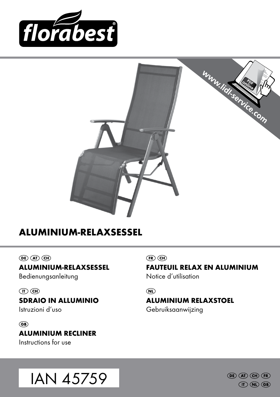 Florabest RS-1705 User Manual | 12 pages