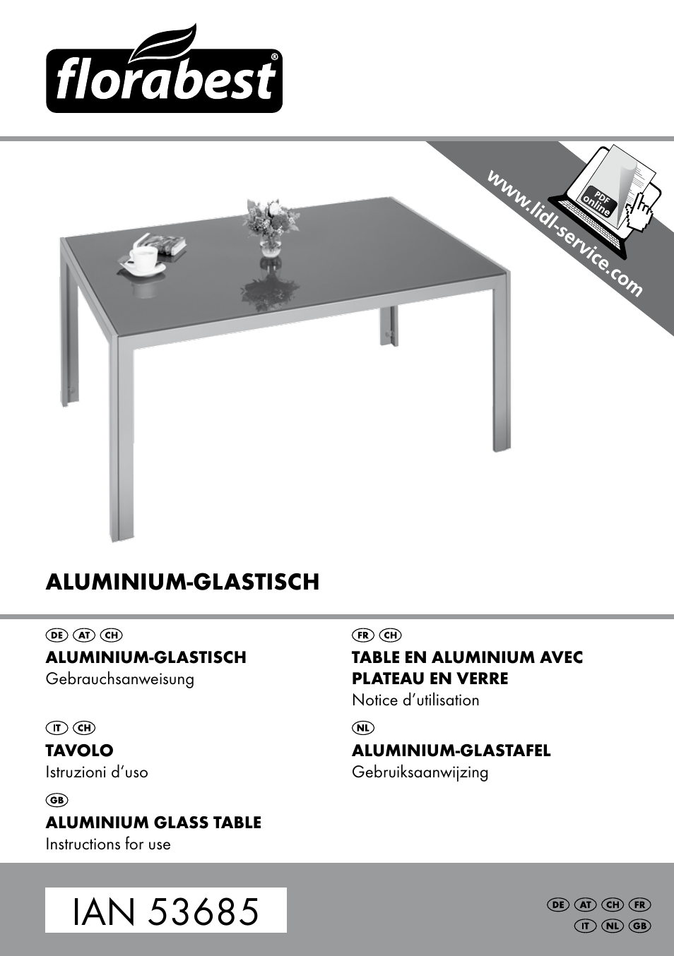 Florabest AG-1780 User Manual | 16 pages