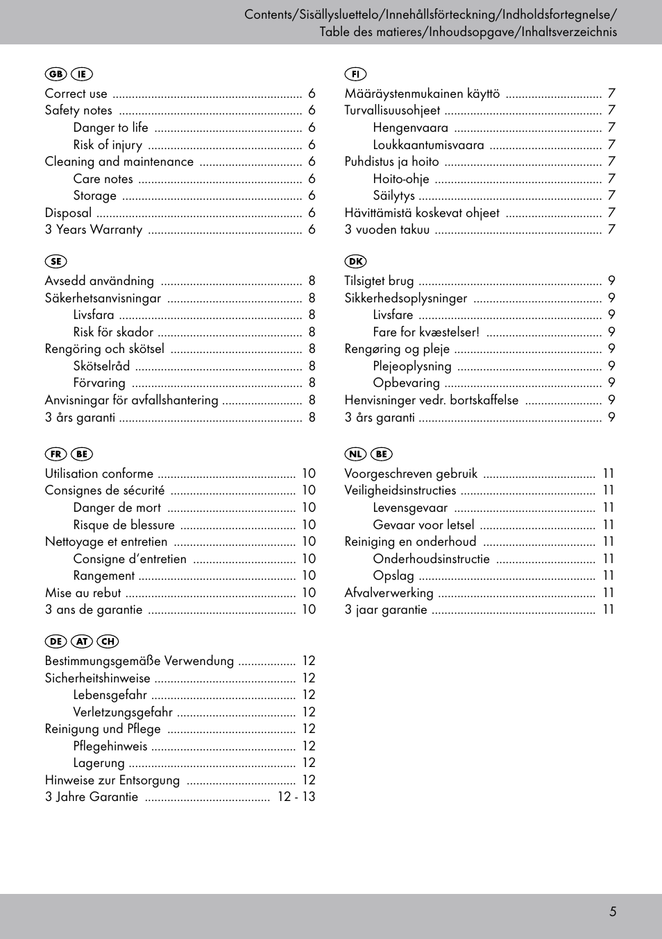 Florabest AG-1759 User Manual | Page 5 / 16