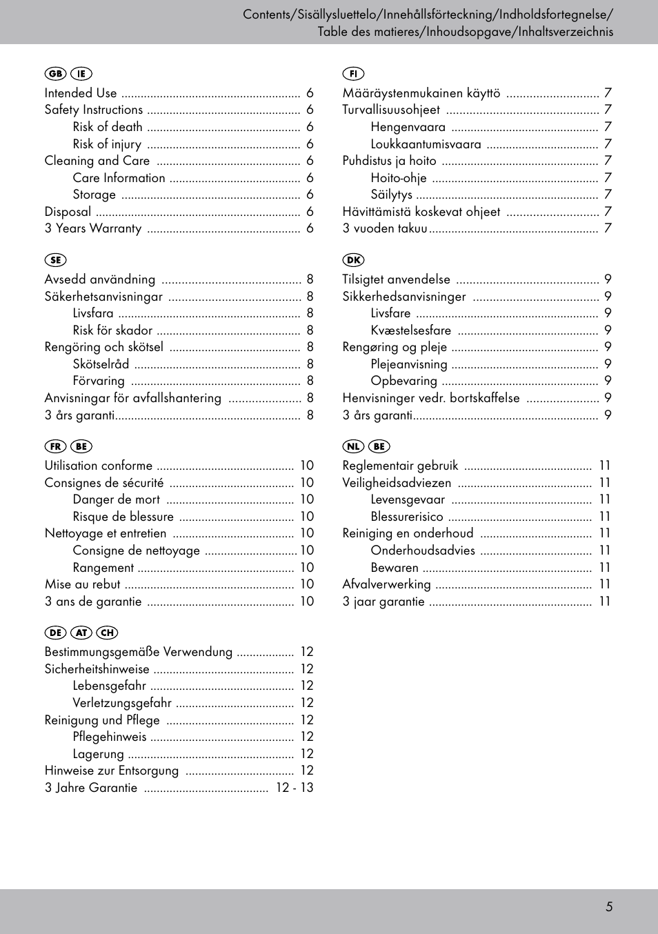 Florabest KS-1707 User Manual | Page 5 / 16
