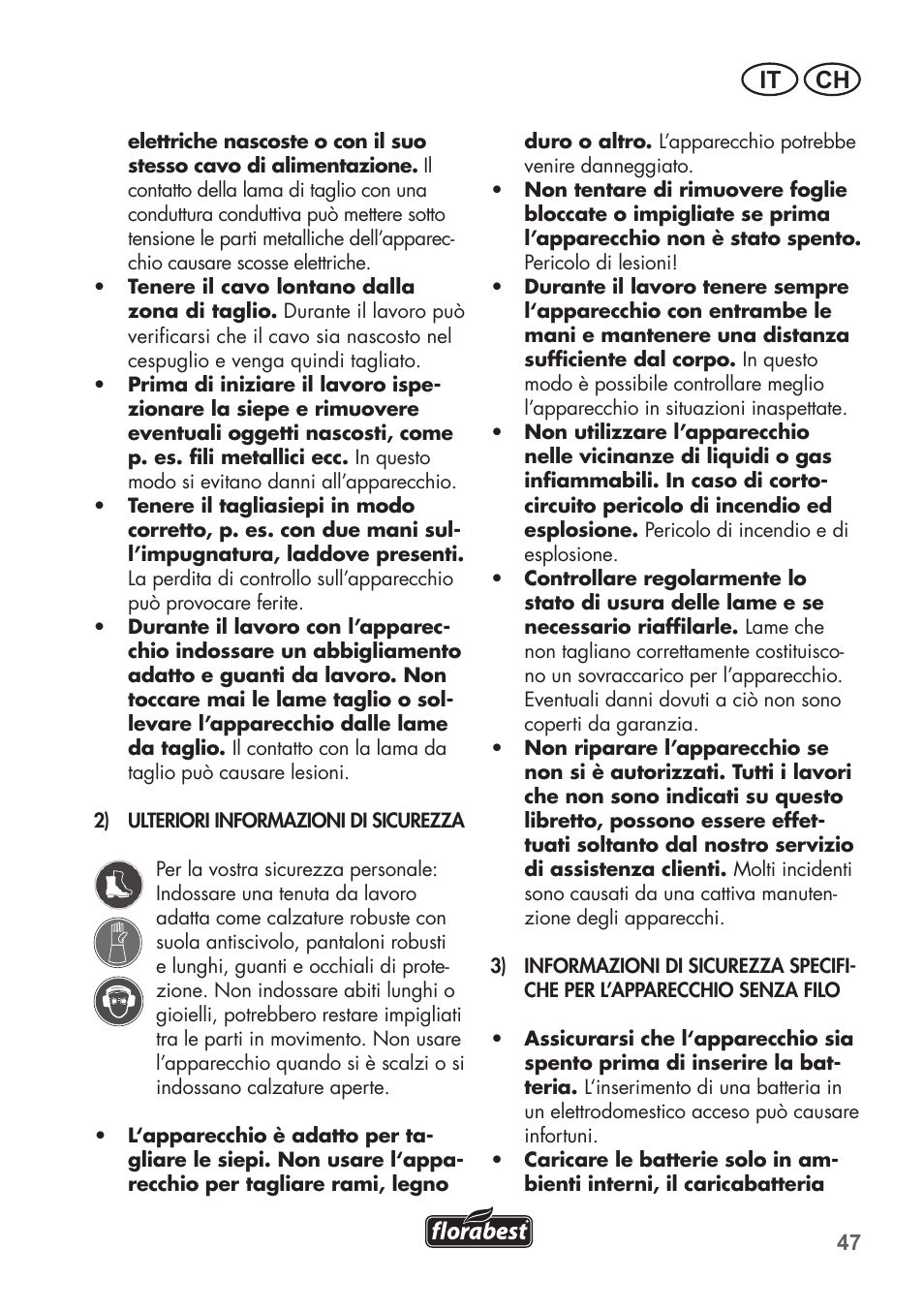 It ch | Florabest FAH 18 C3 User Manual | Page 47 / 78