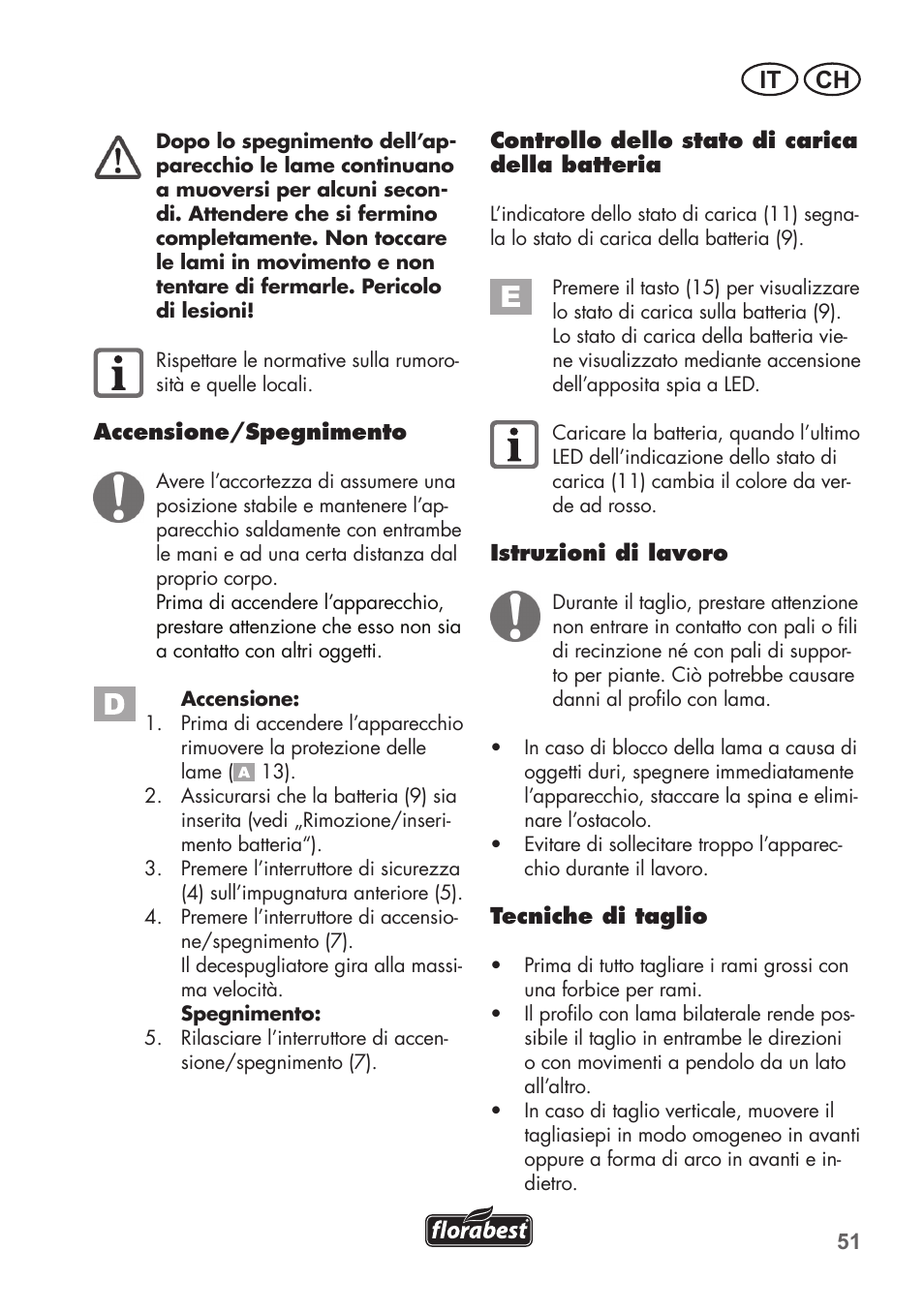 It ch | Florabest FAH 18 C3 User Manual | Page 51 / 78