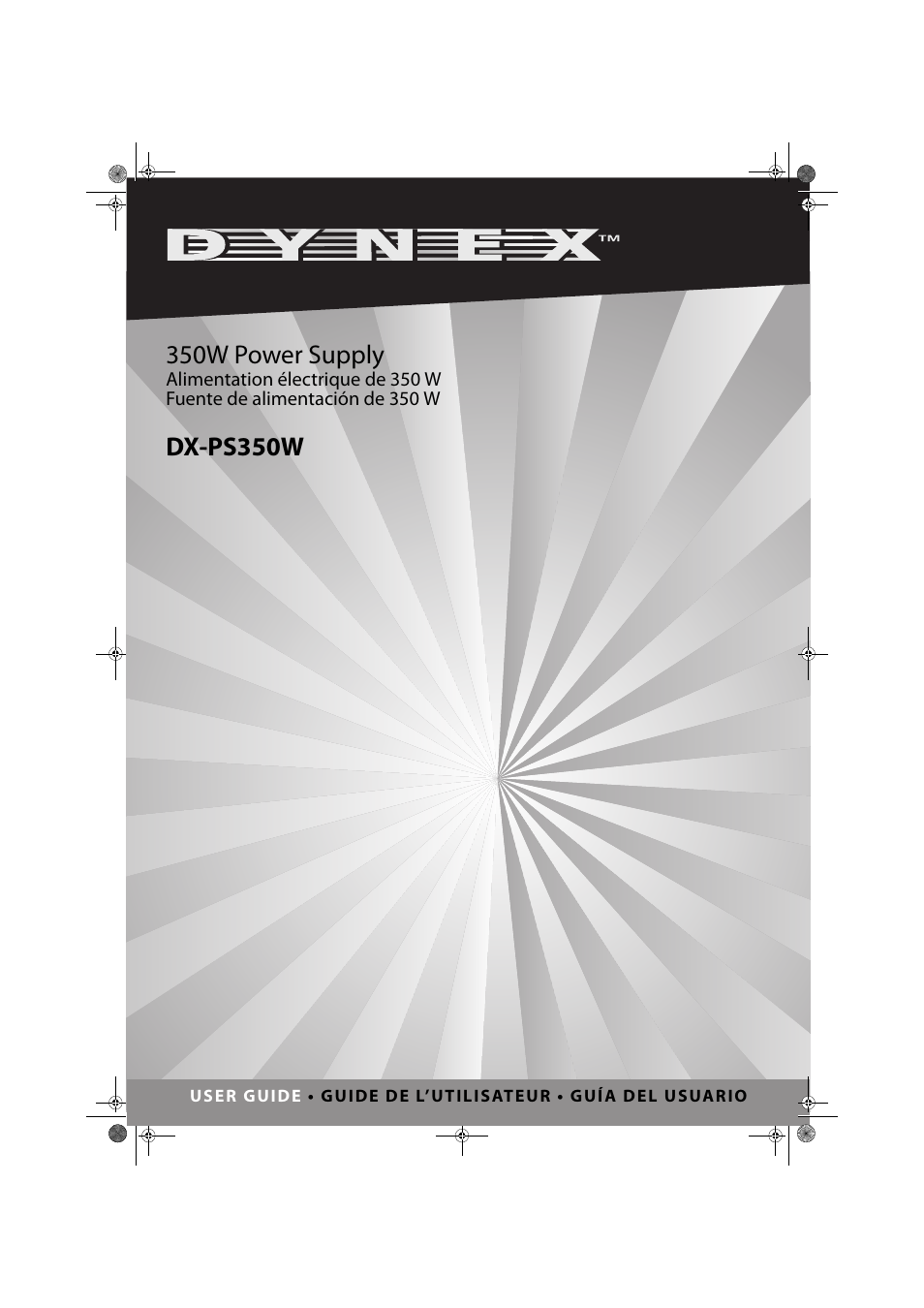 Dynex DX-PS350W User Manual | 6 pages