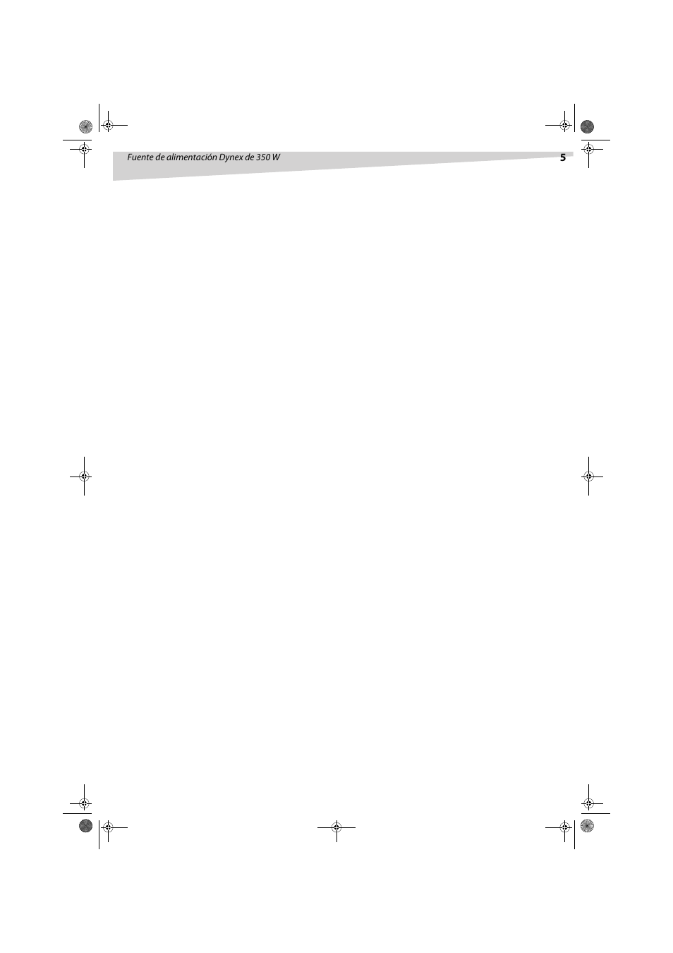 Dynex DX-PS350W User Manual | Page 5 / 6