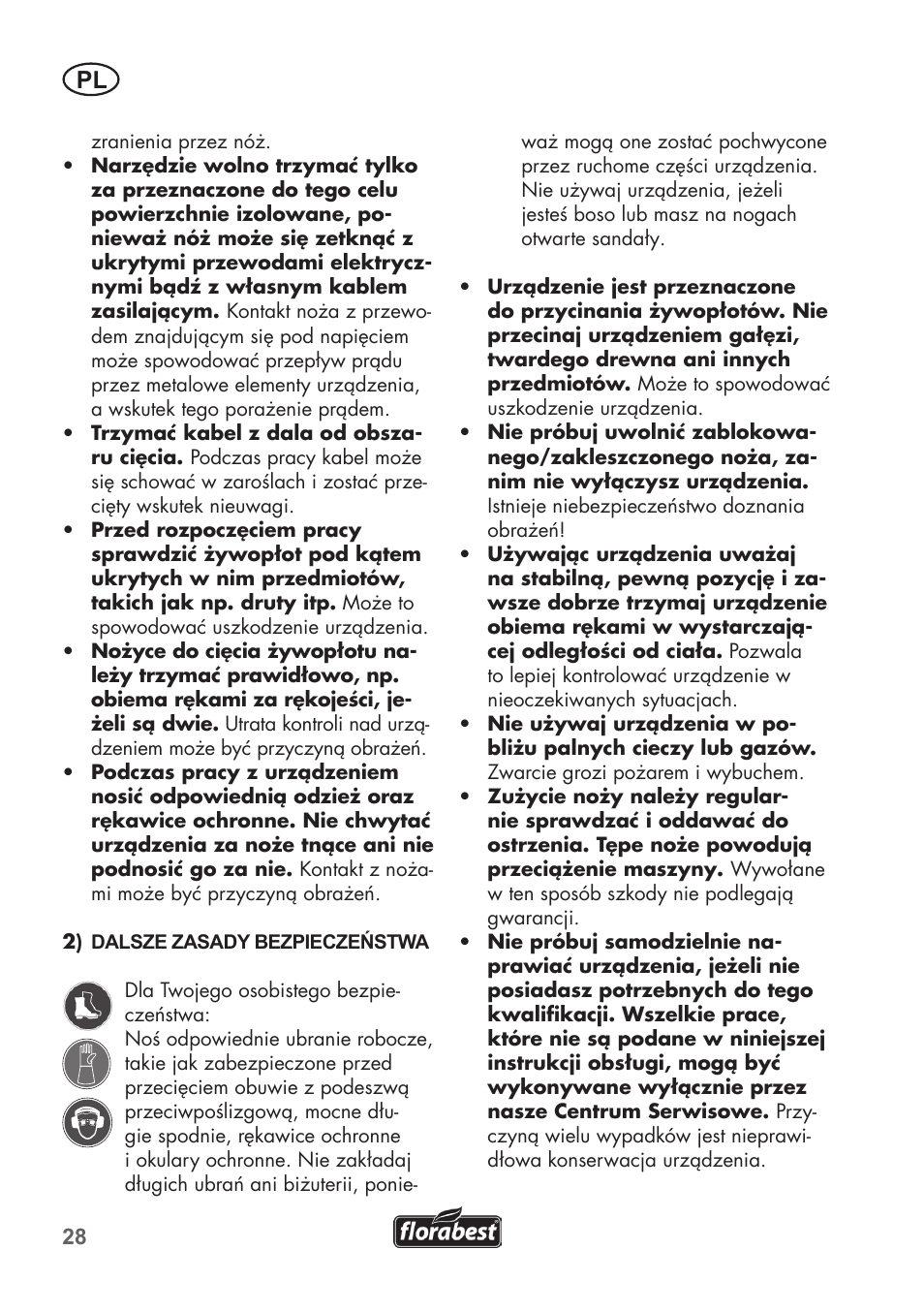 Florabest FAH 18 C3 User Manual | Page 28 / 62