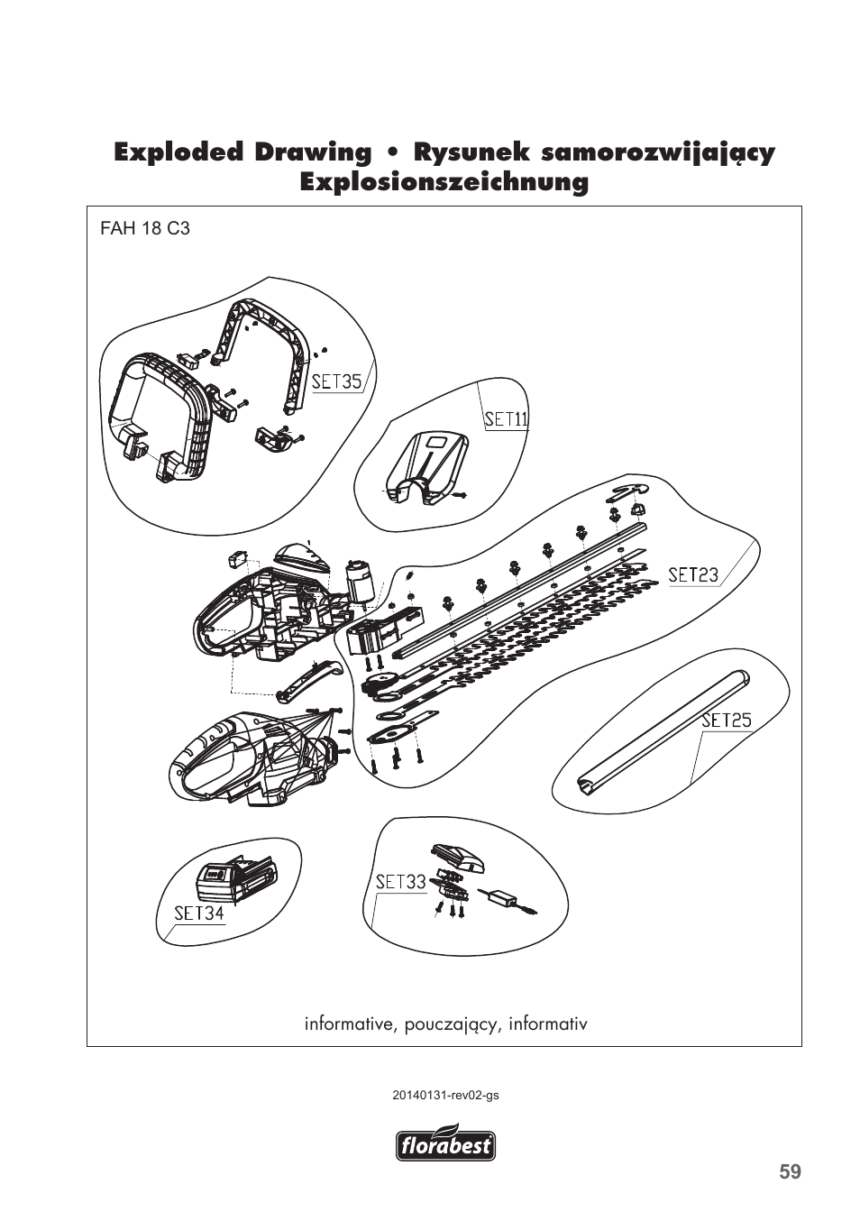 Florabest FAH 18 C3 User Manual | Page 59 / 62
