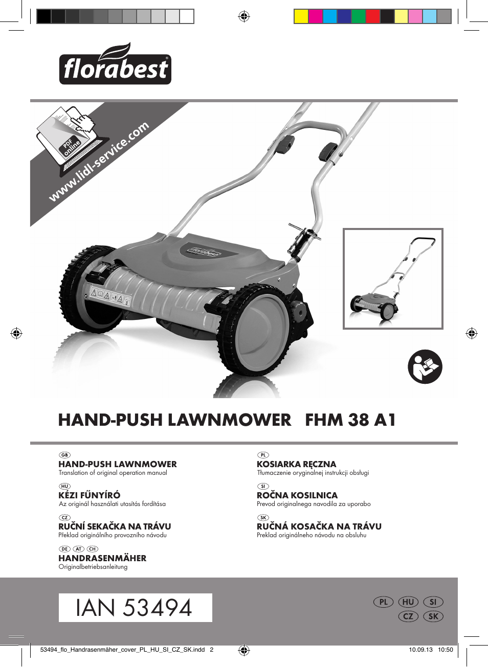 Florabest FHM 38 A1 User Manual | 58 pages