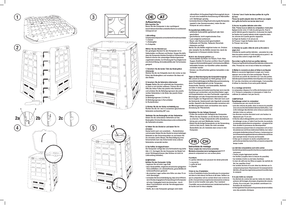 Florabest Compost Bin / Composter User Manual | 15 pages