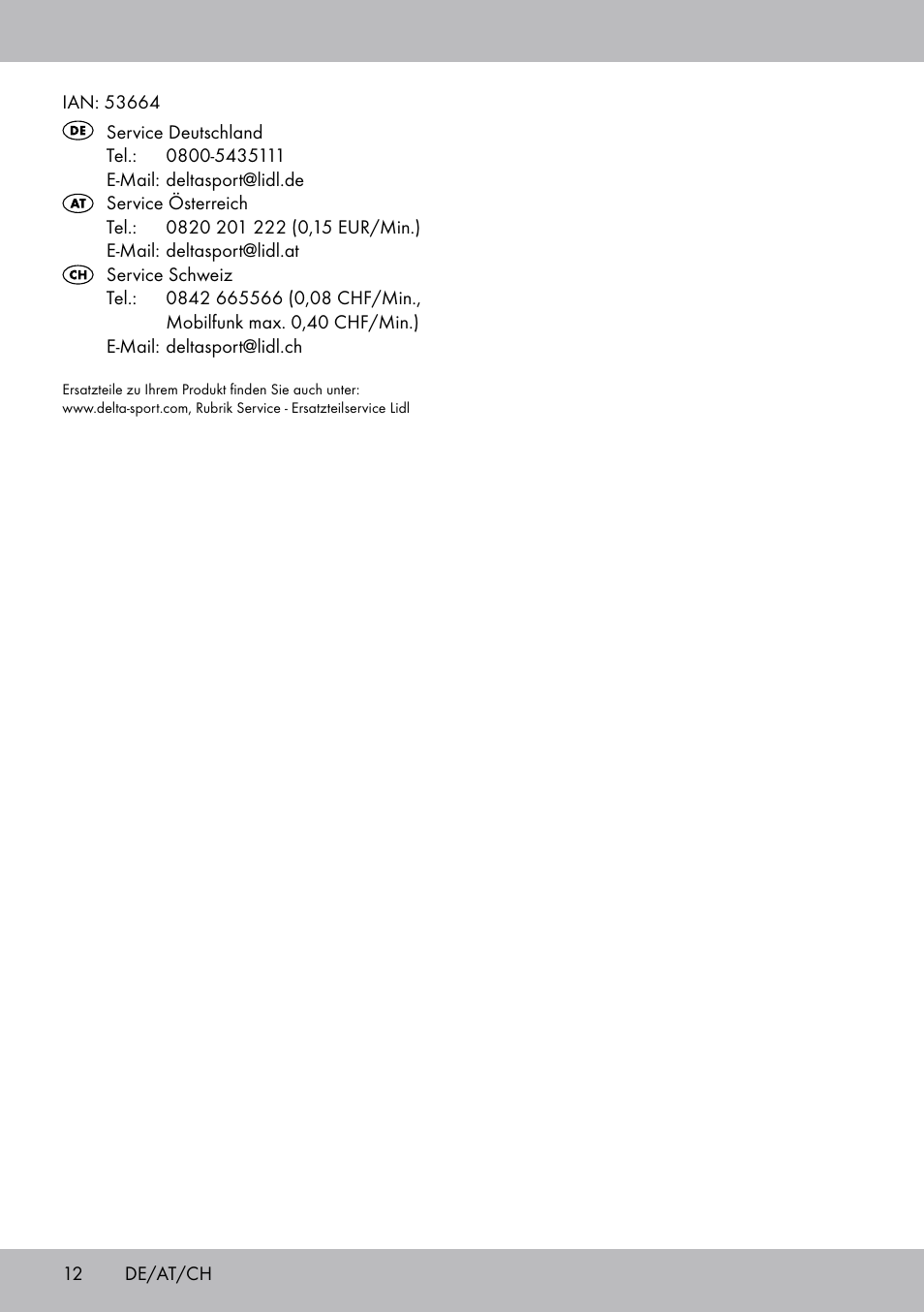 Florabest DL-1721 User Manual | Page 12 / 16
