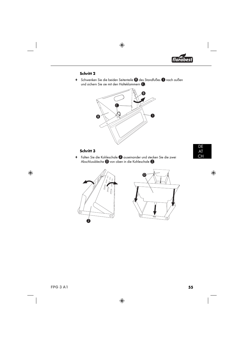 De at ch | Florabest FPG 3 A1 User Manual | Page 58 / 64