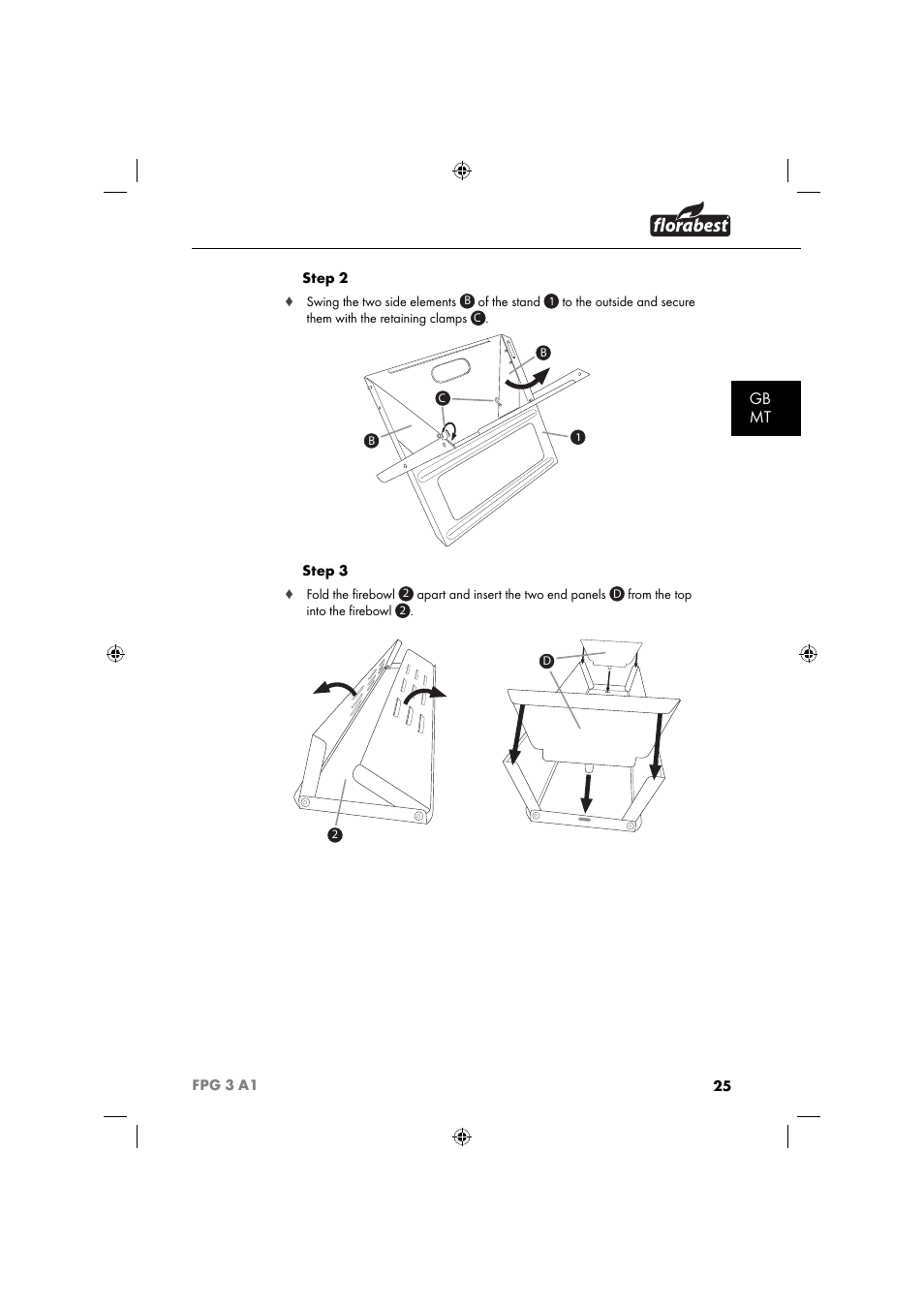 Gb mt | Florabest FPG 3 A1 User Manual | Page 28 / 44