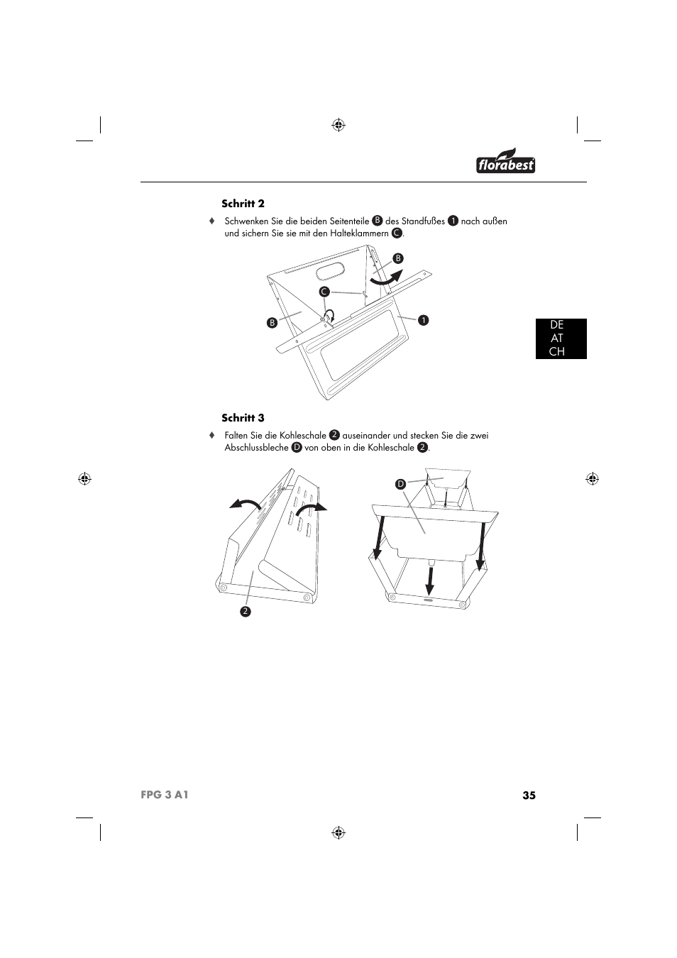 De at ch | Florabest FPG 3 A1 User Manual | Page 38 / 44