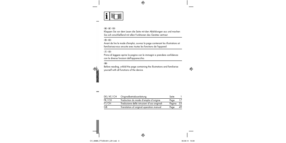 Florabest FTUS 3.6 A1 User Manual | Page 2 / 66