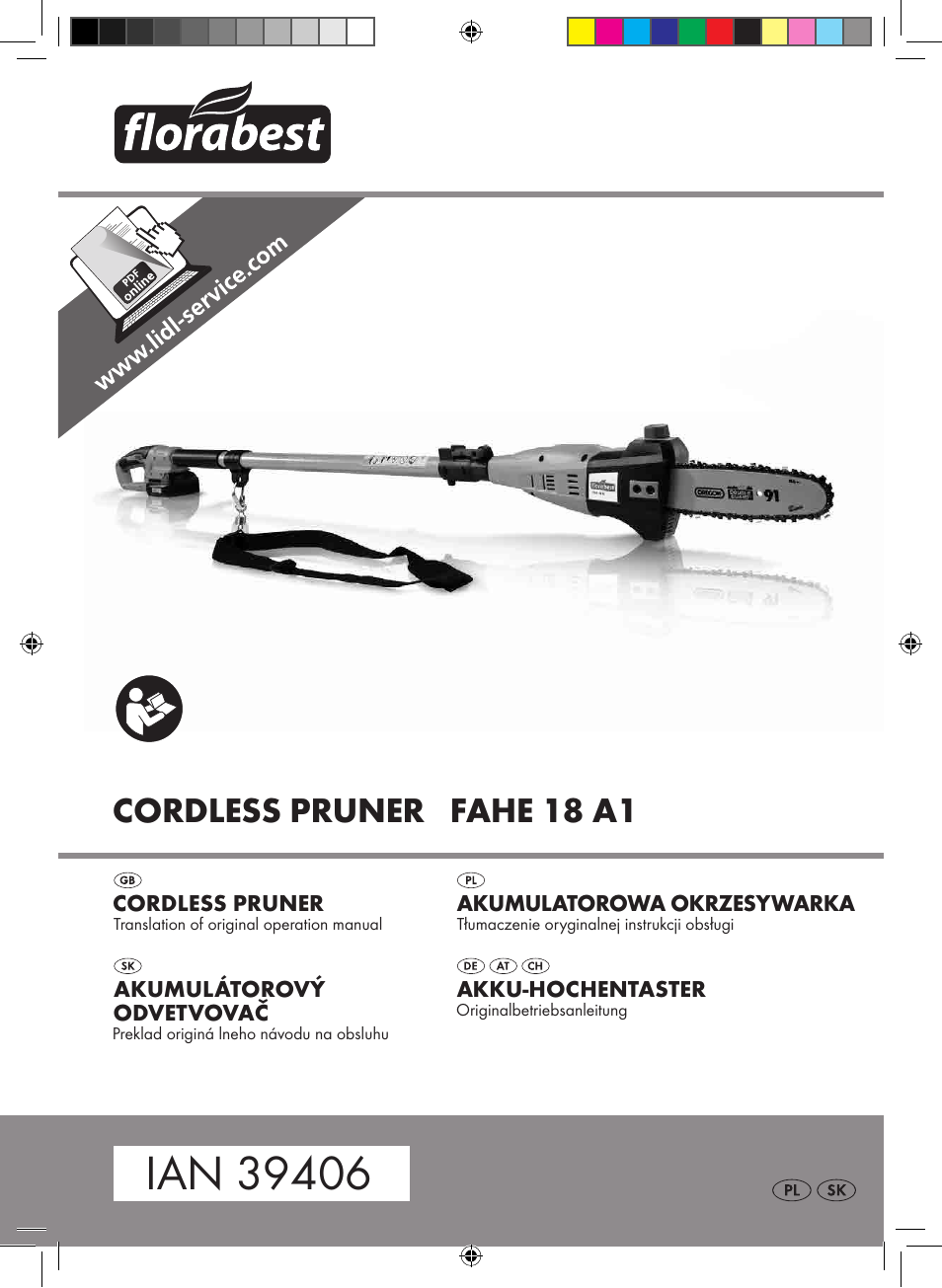 Florabest FAHE 18 A1 User Manual | 108 pages