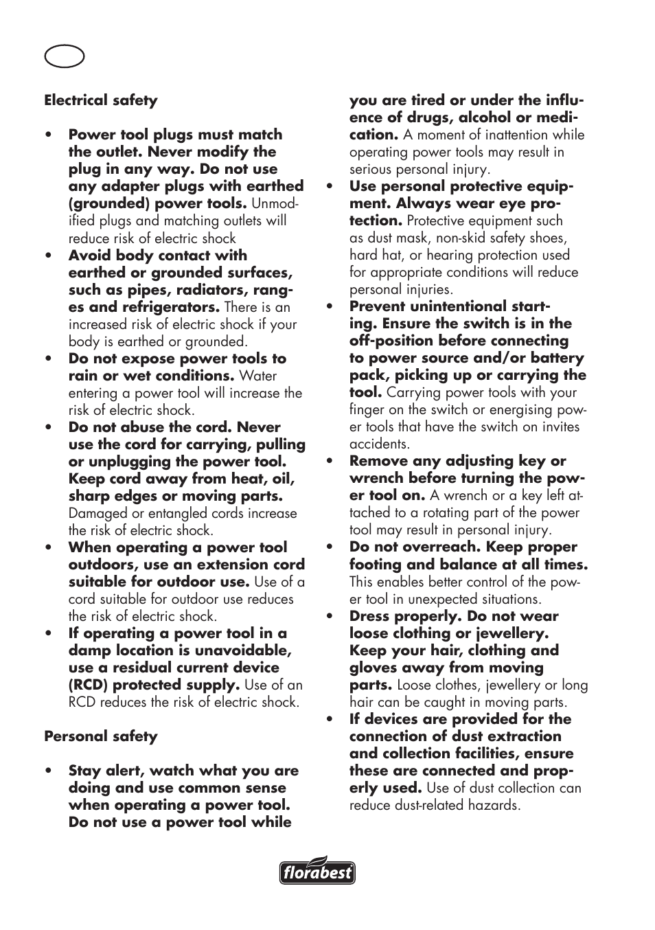 Florabest FAHE 18 A1 User Manual | Page 10 / 108