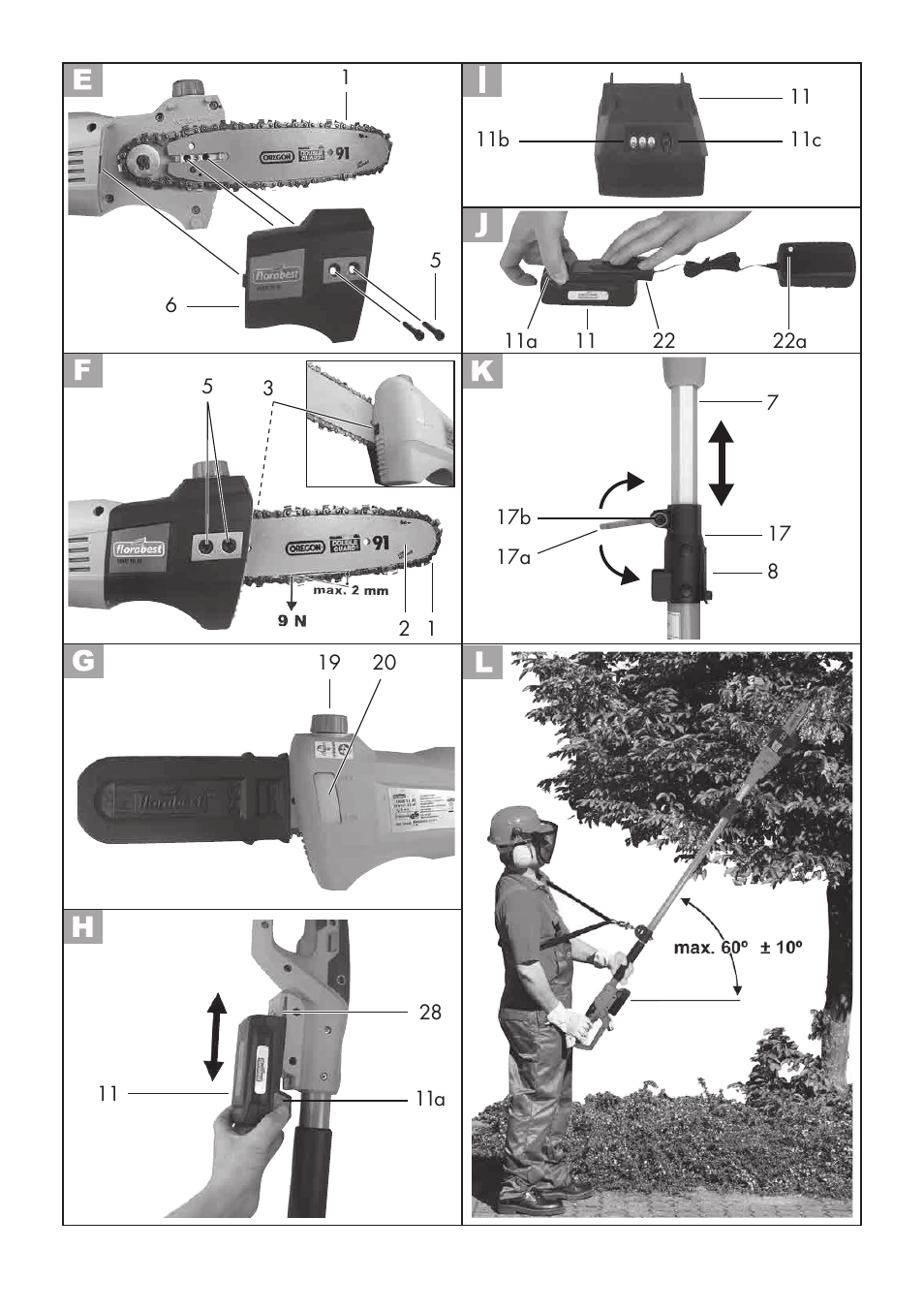 Florabest FAHE 18 A1 User Manual | Page 106 / 108
