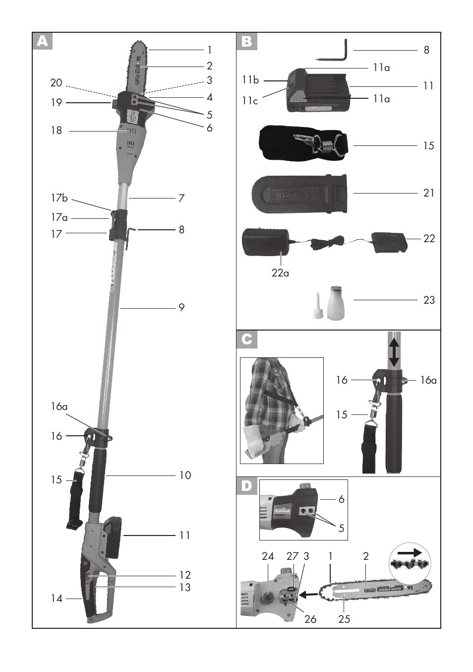 Florabest FAHE 18 A1 User Manual | Page 3 / 108
