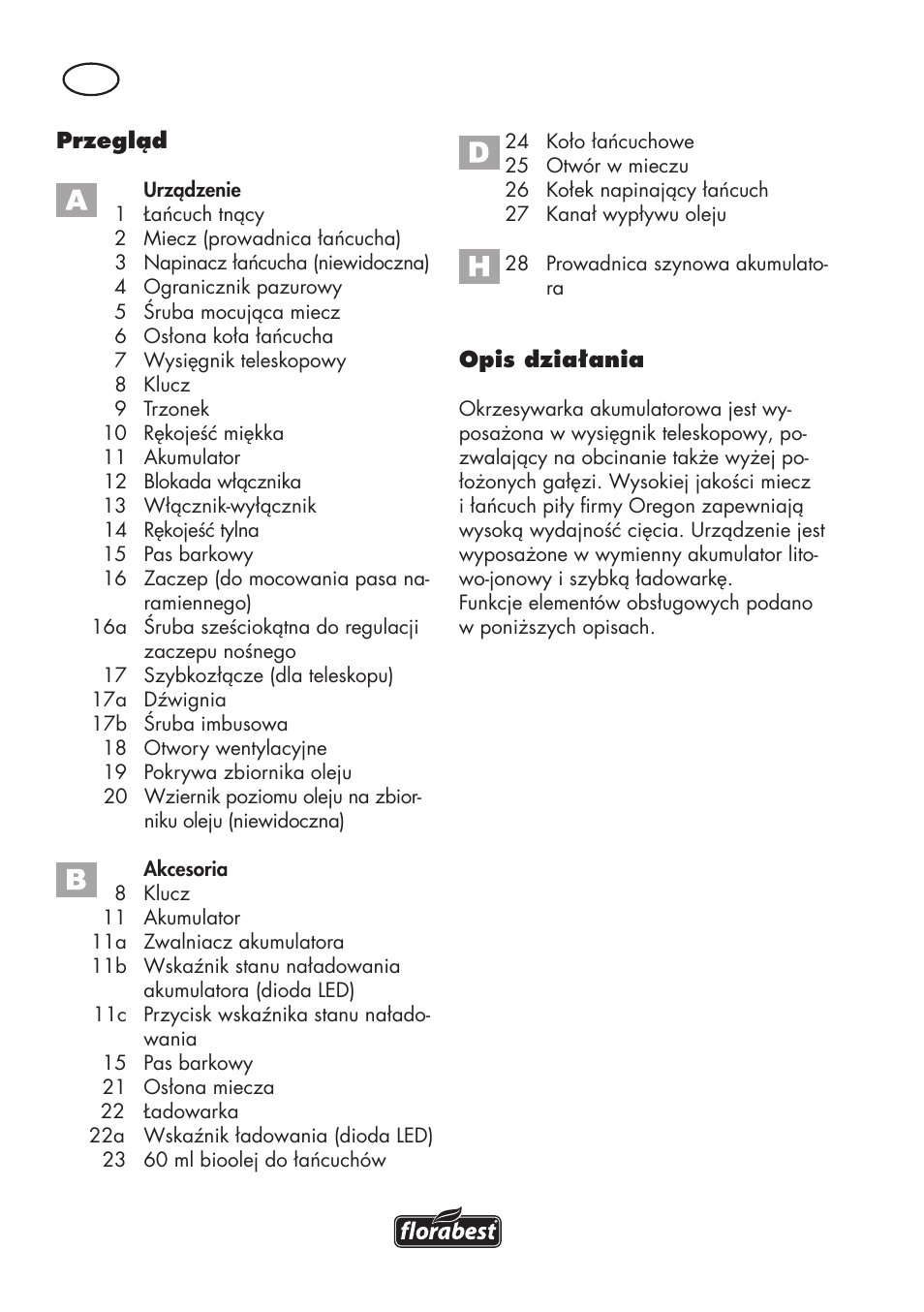 Florabest FAHE 18 A1 User Manual | Page 30 / 108