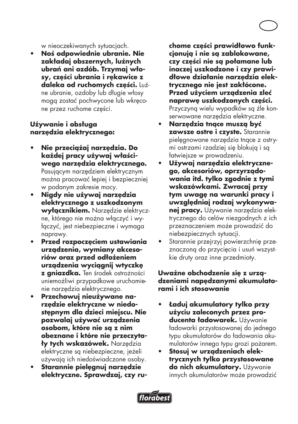 Florabest FAHE 18 A1 User Manual | Page 35 / 108