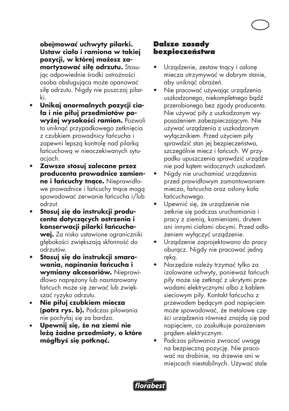 Florabest FAHE 18 A1 User Manual | Page 37 / 108