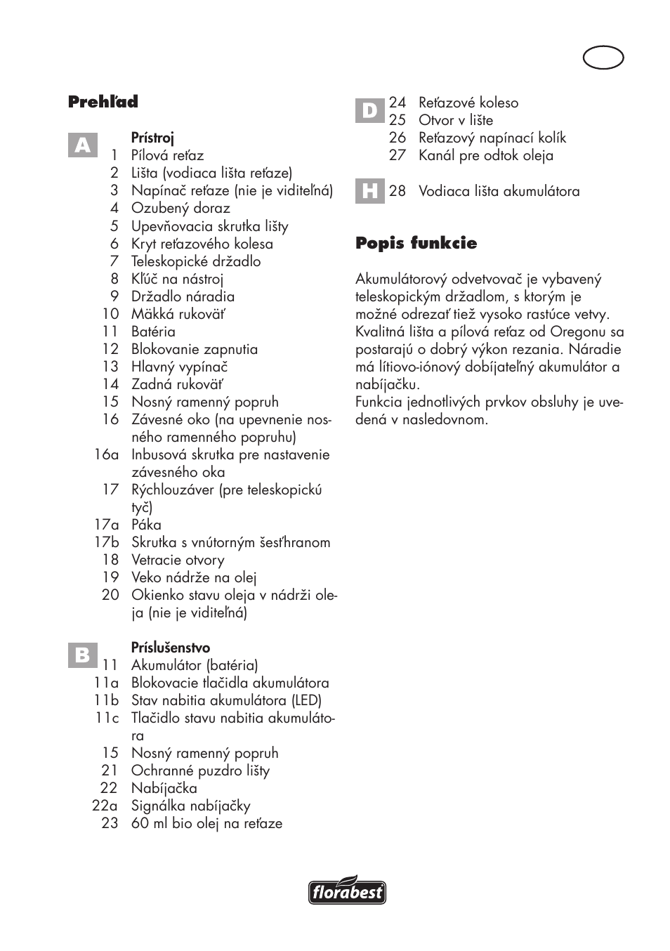 Florabest FAHE 18 A1 User Manual | Page 55 / 108