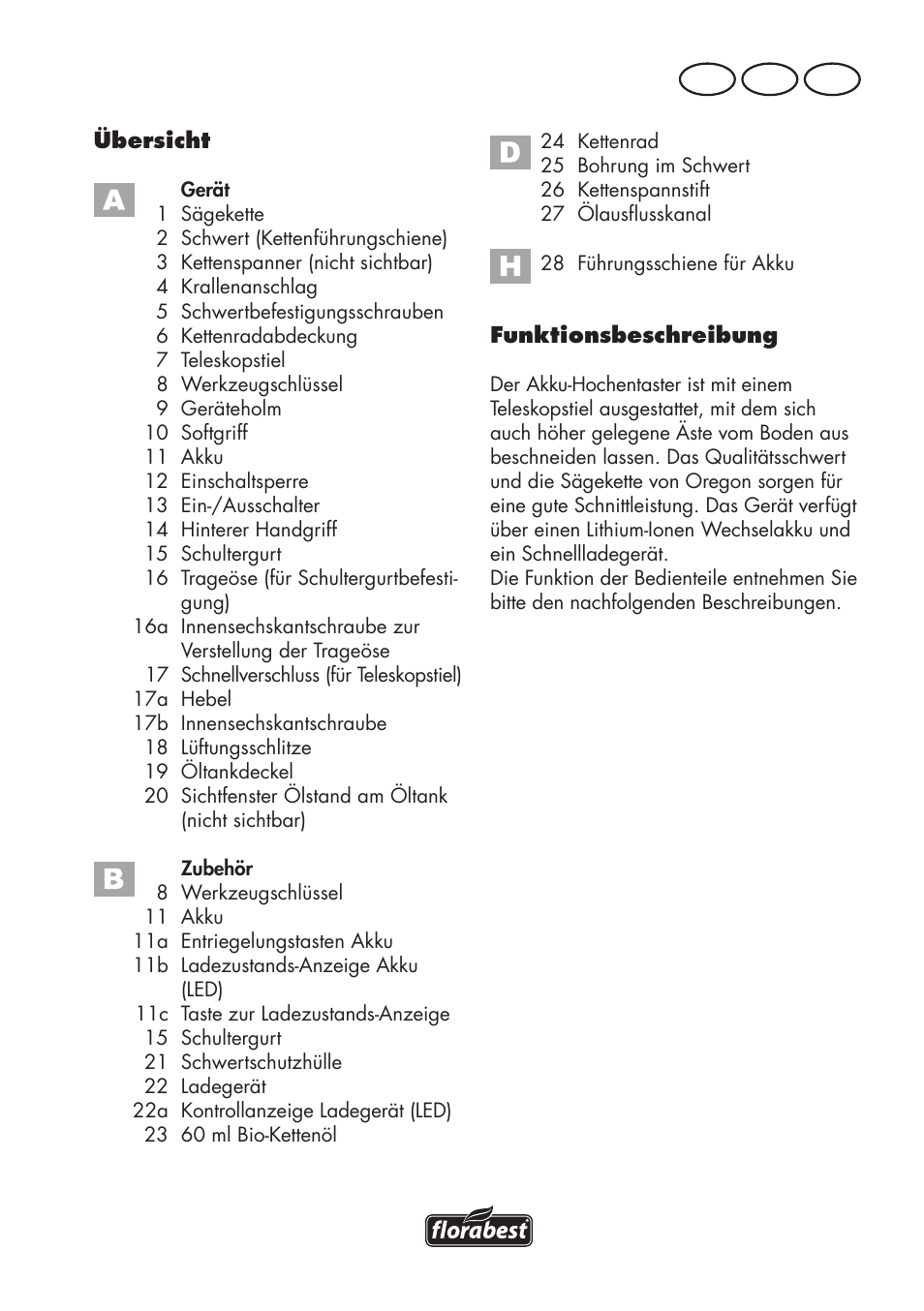 De at ch | Florabest FAHE 18 A1 User Manual | Page 79 / 108