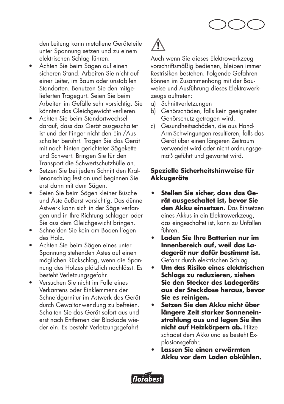 De at ch | Florabest FAHE 18 A1 User Manual | Page 87 / 108