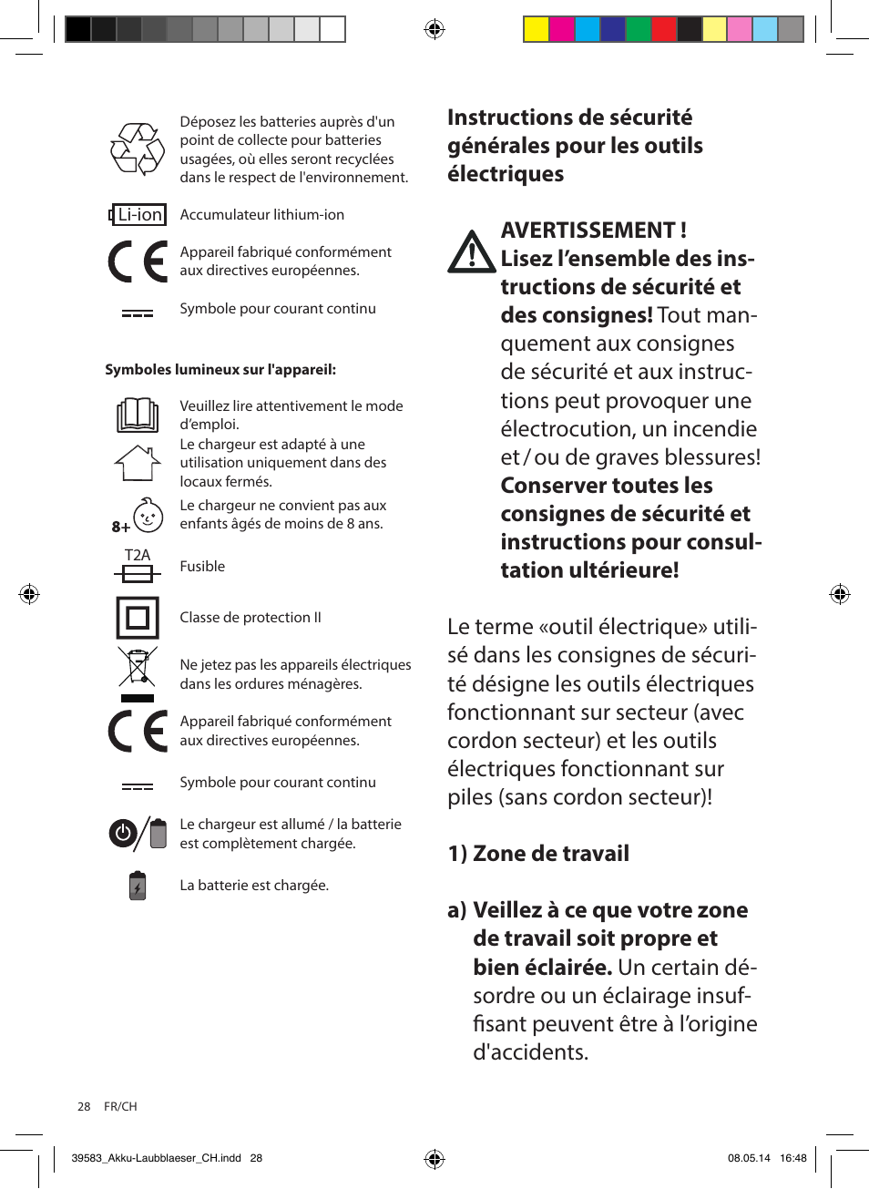 Florabest FLBA 18 A1 User Manual | Page 28 / 84