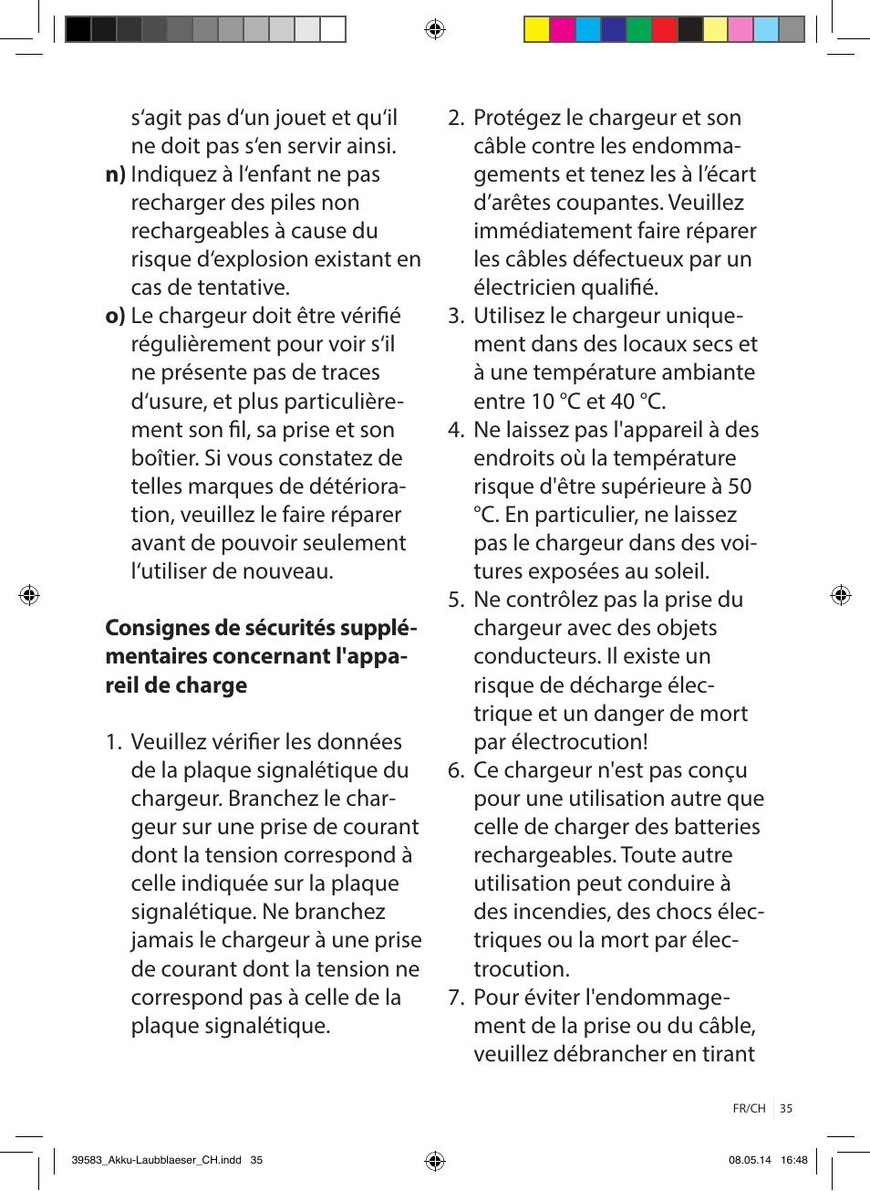 Florabest FLBA 18 A1 User Manual | Page 35 / 84